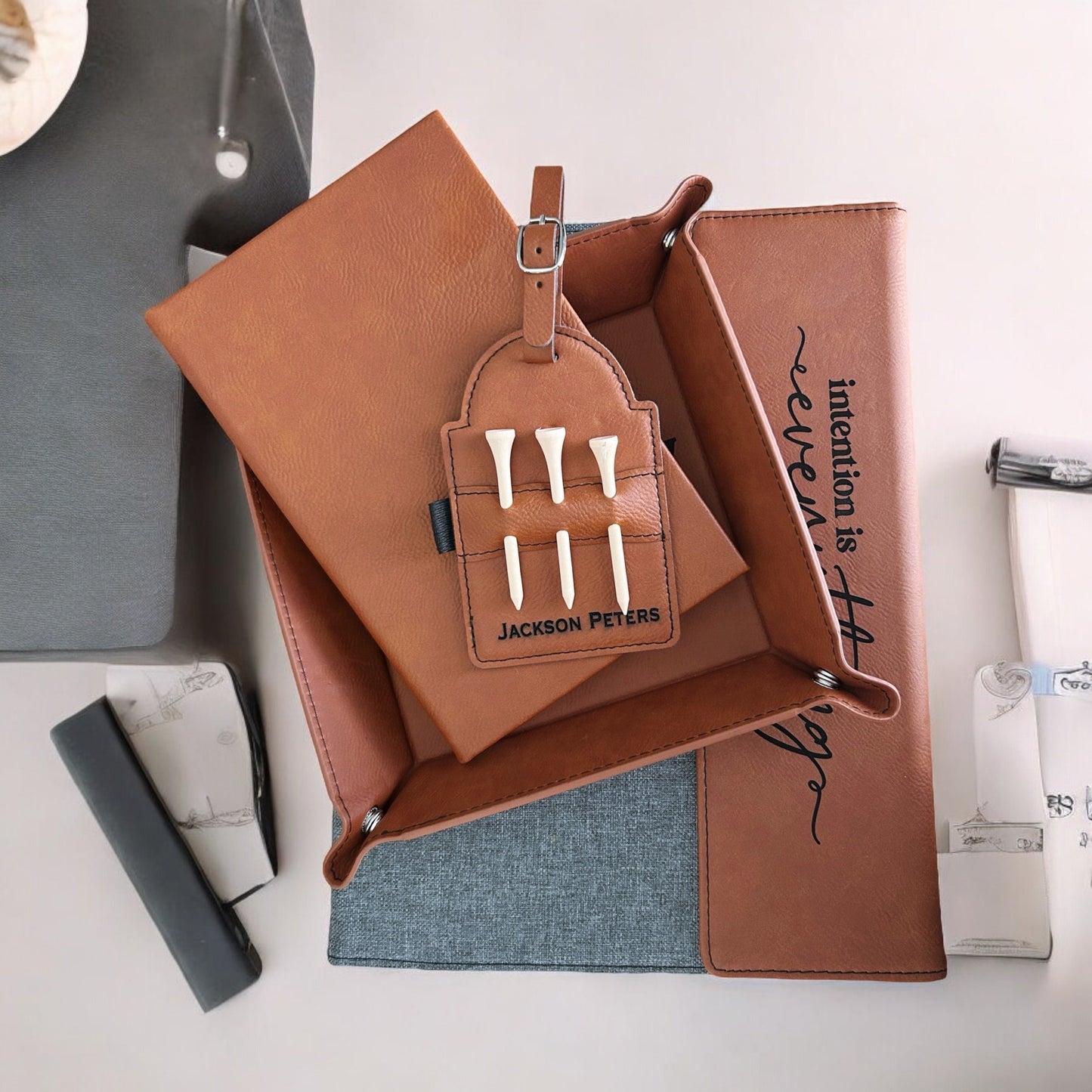 Engraved Golf Bag Tag Gift for Him