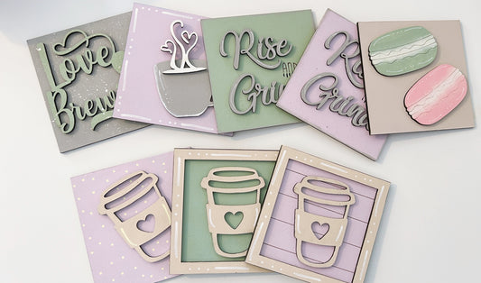 Love is Brewing Coffee Tiles