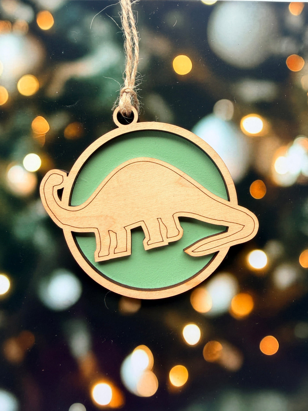 Brachiosaurus Christmas Ornament
