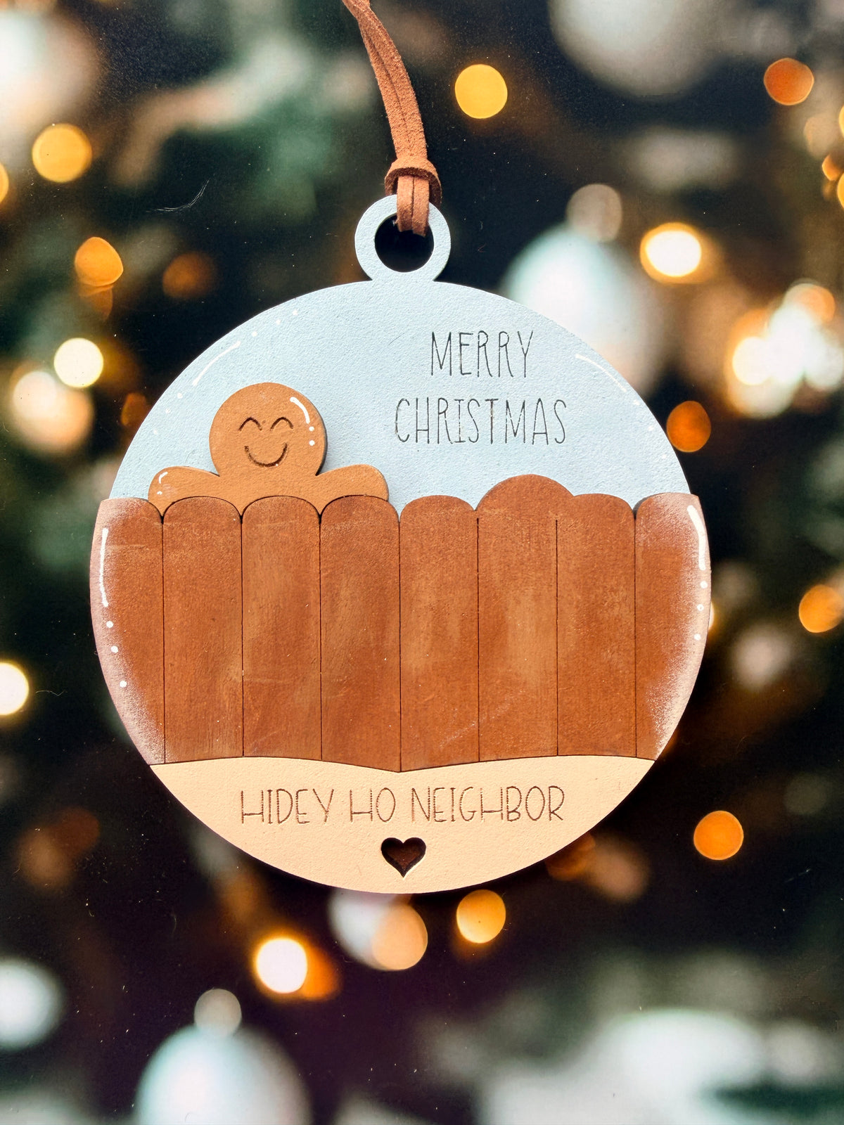 Hidey Ho Neighbor Christmas Ornament