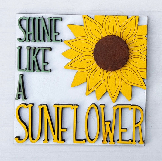 Shine Like a Sunflower Tile