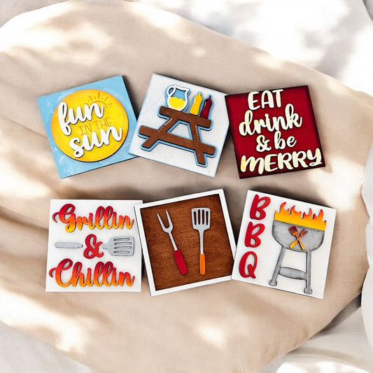 Grillin & Chillin BBQ Tiles