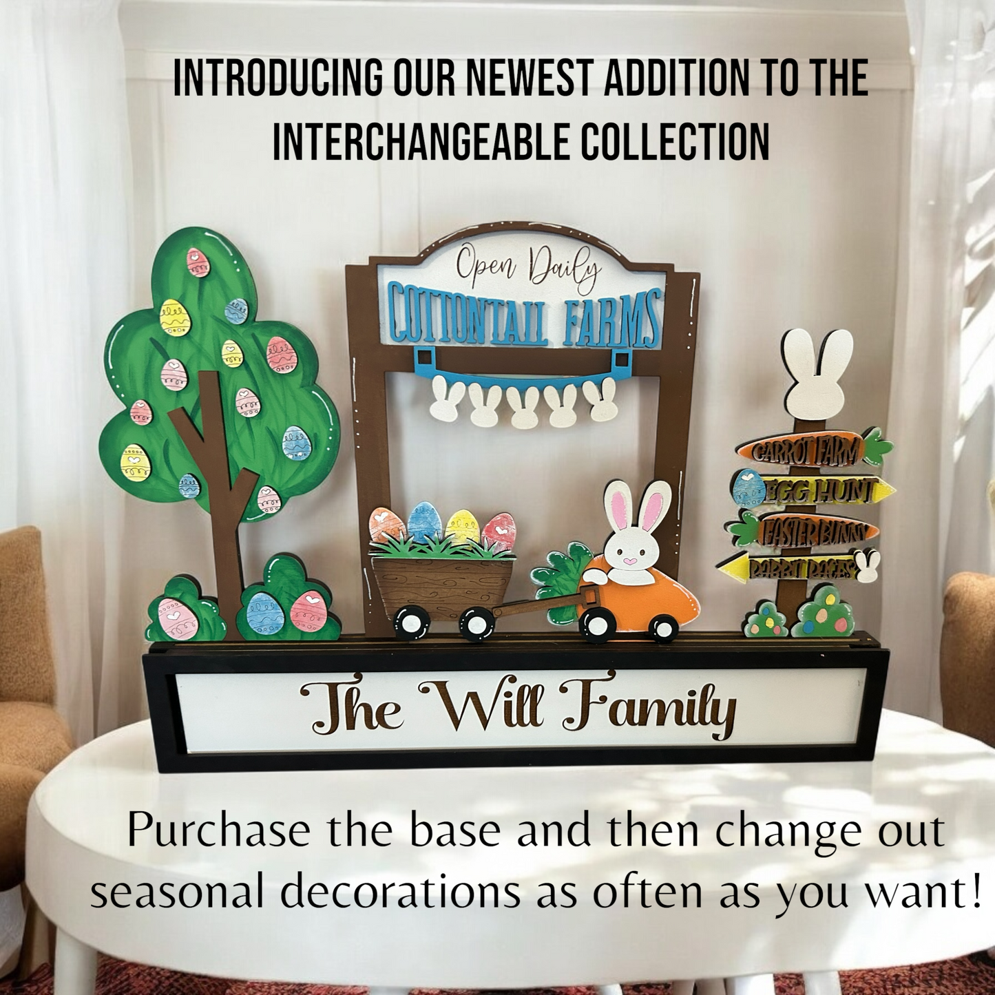 Easter Add On for Wooden Village