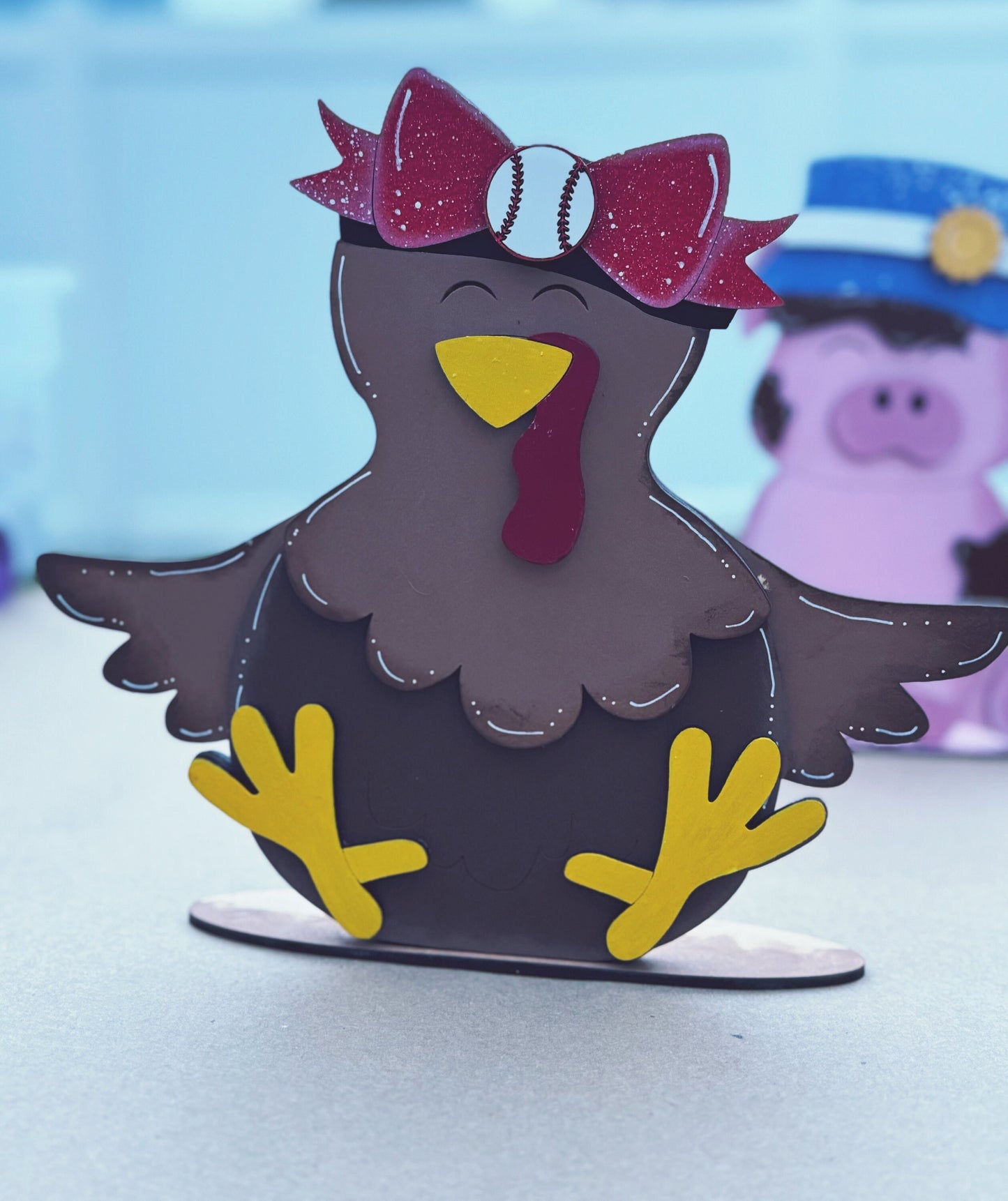 Chicken Home Decor, Interchangeable Chicken Sign, Chicken Home Decoration, Chicken Lover Gift, Gifts for Chicken Lovers