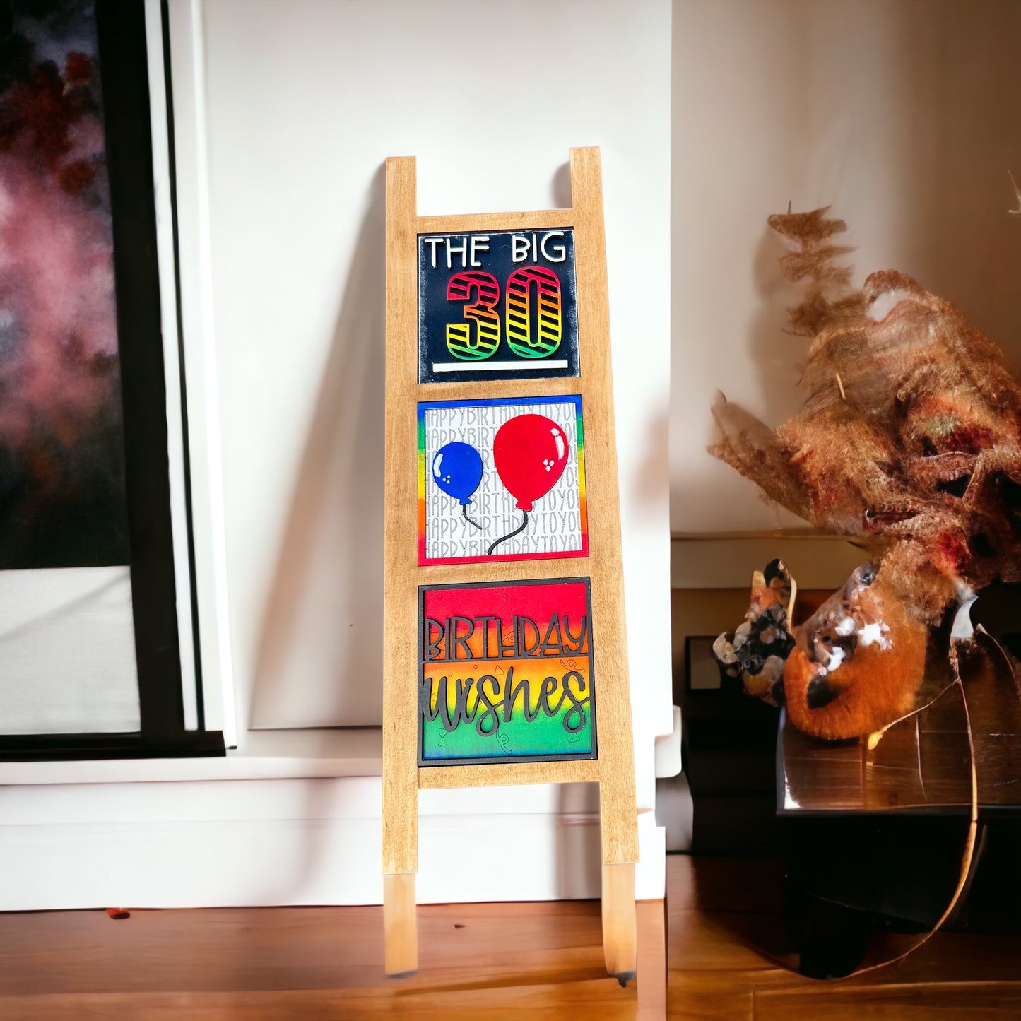 Interchangeable Sign Ladder Base