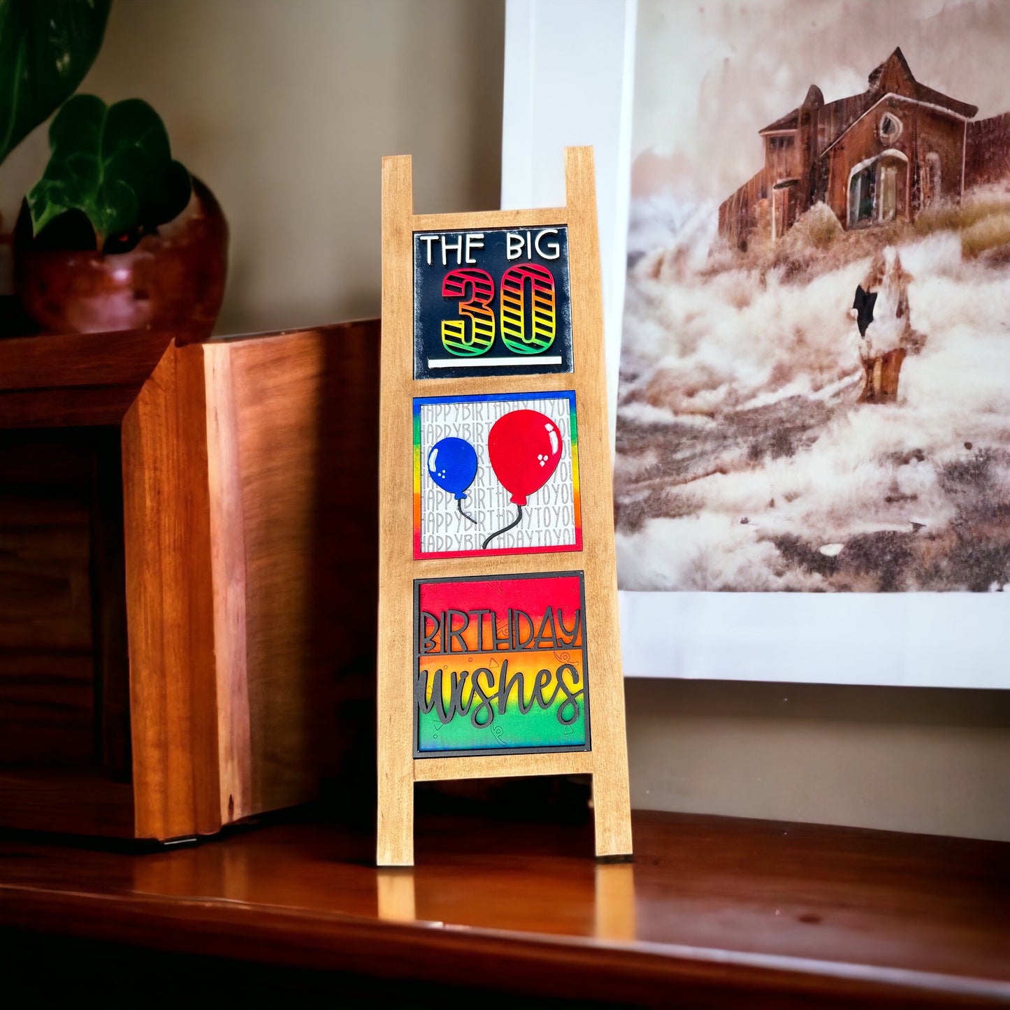 Interchangeable Sign Ladder Base