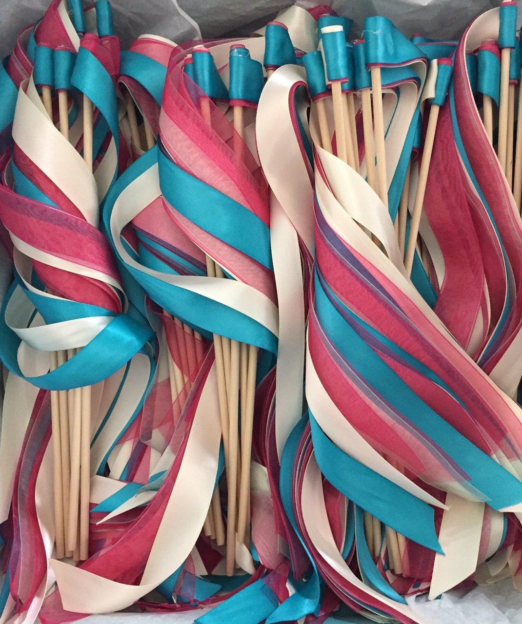 75 DIY Wedding Wands, DIY Wedding, Wedding Wands, Wedding Favors, Send Off Ribbons, Wedding Favor Ideas, Wedding Decorations, Wedding Decor