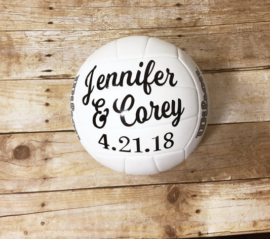 Volleyball Save the Date Photography Prop