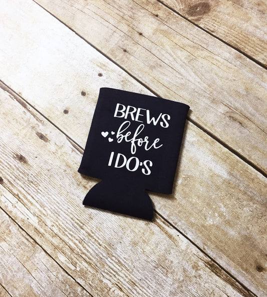 Wedding Can Coolers, Bachelorette Can Coolers, Bachelorette Gift, Maid of Honor Gift, Bridesmaid Gift, Wedding Favors, Bachelorette