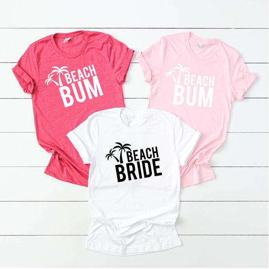 Beach Bride, Beach Bridesmaid Shirt, Beach Wedding Shirt, Bride Shirt for Bachelorette, Bridal Party Tees, Beach Bachelorette, Bridal Party