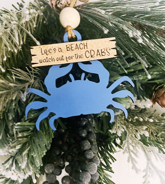 Beach Ornaments, Beach Christmas Ornaments