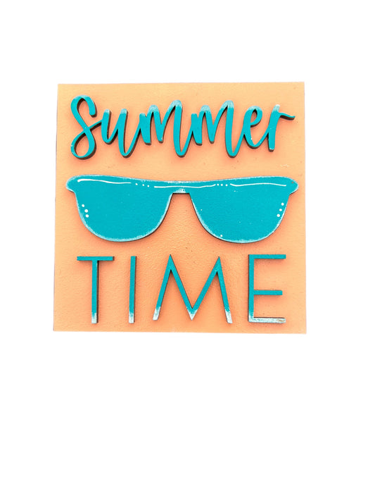 Summer season Interchangeable Sign Tile
