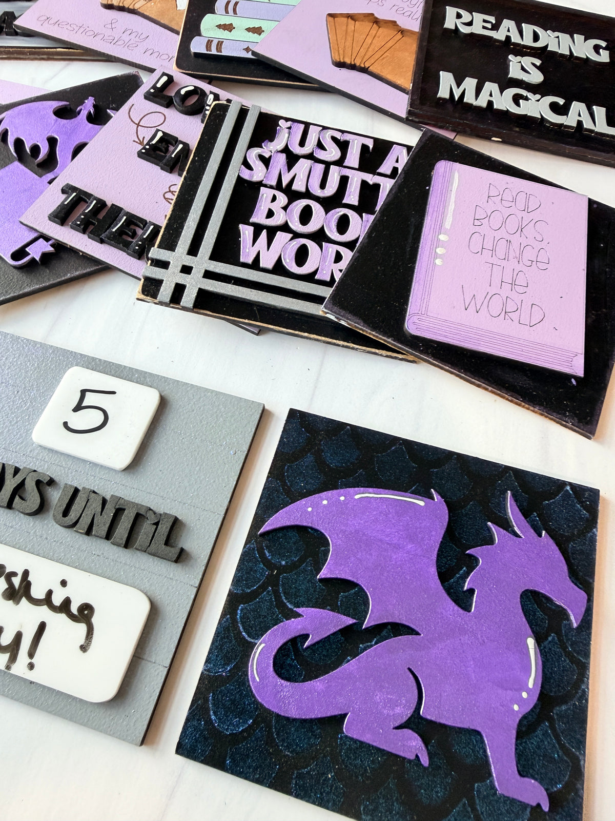 Violet Dragons Tile Collection