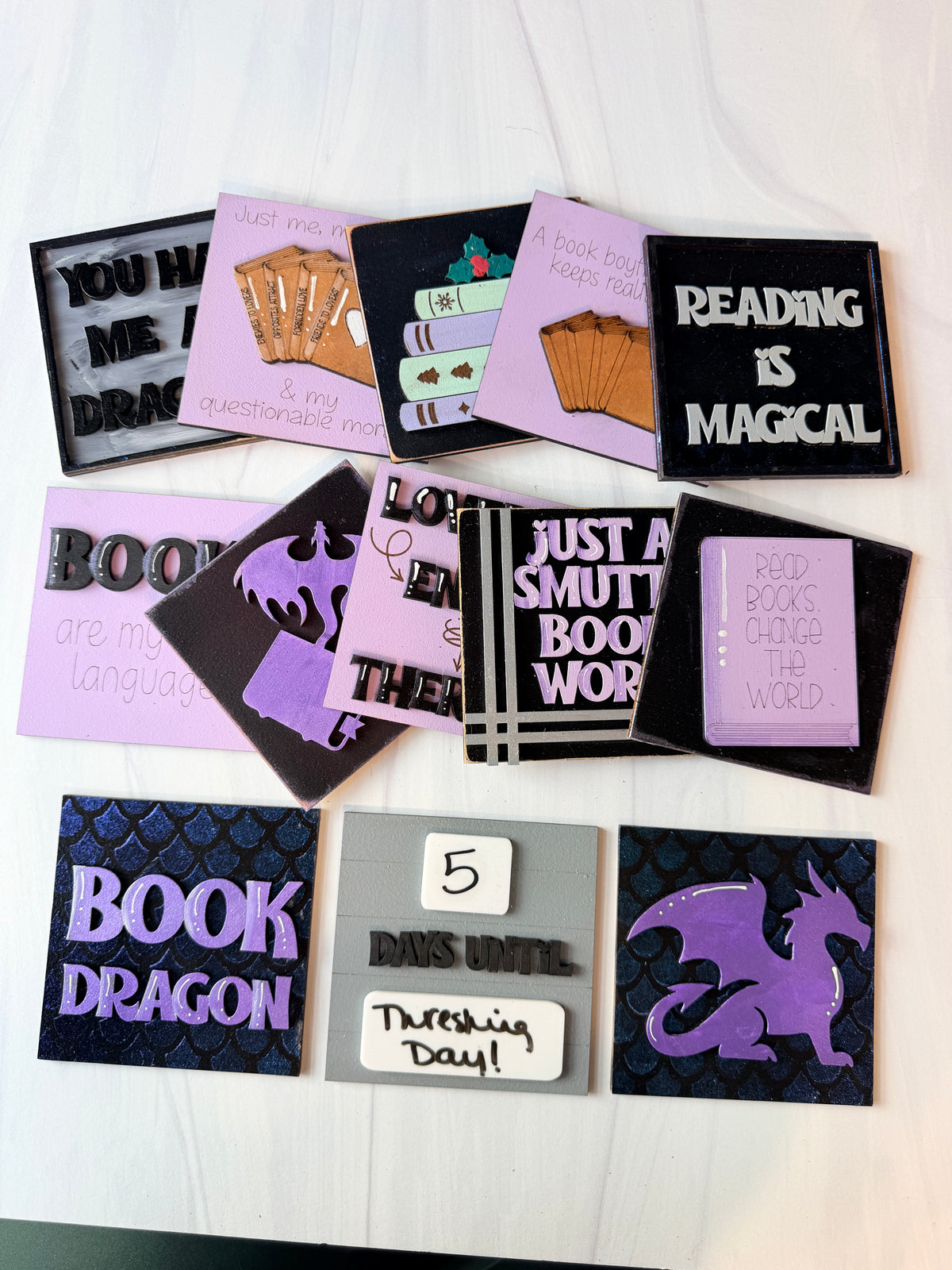 Violet Dragons Tile Collection