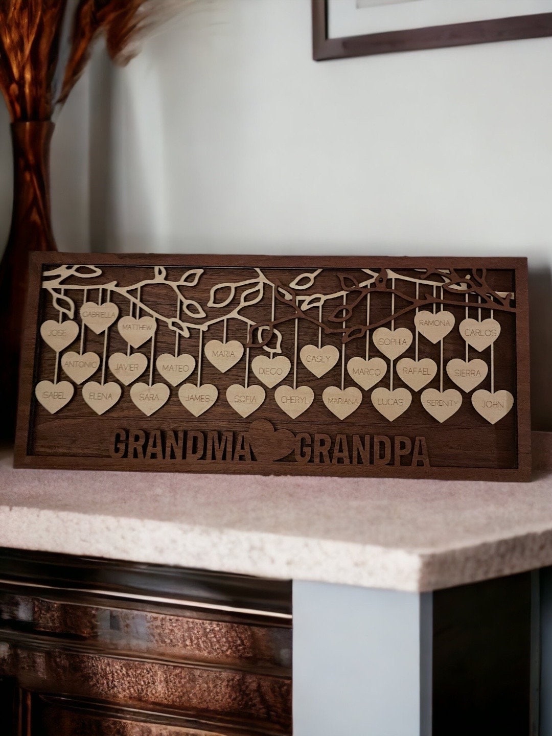 Home Decor Family Tree Sign