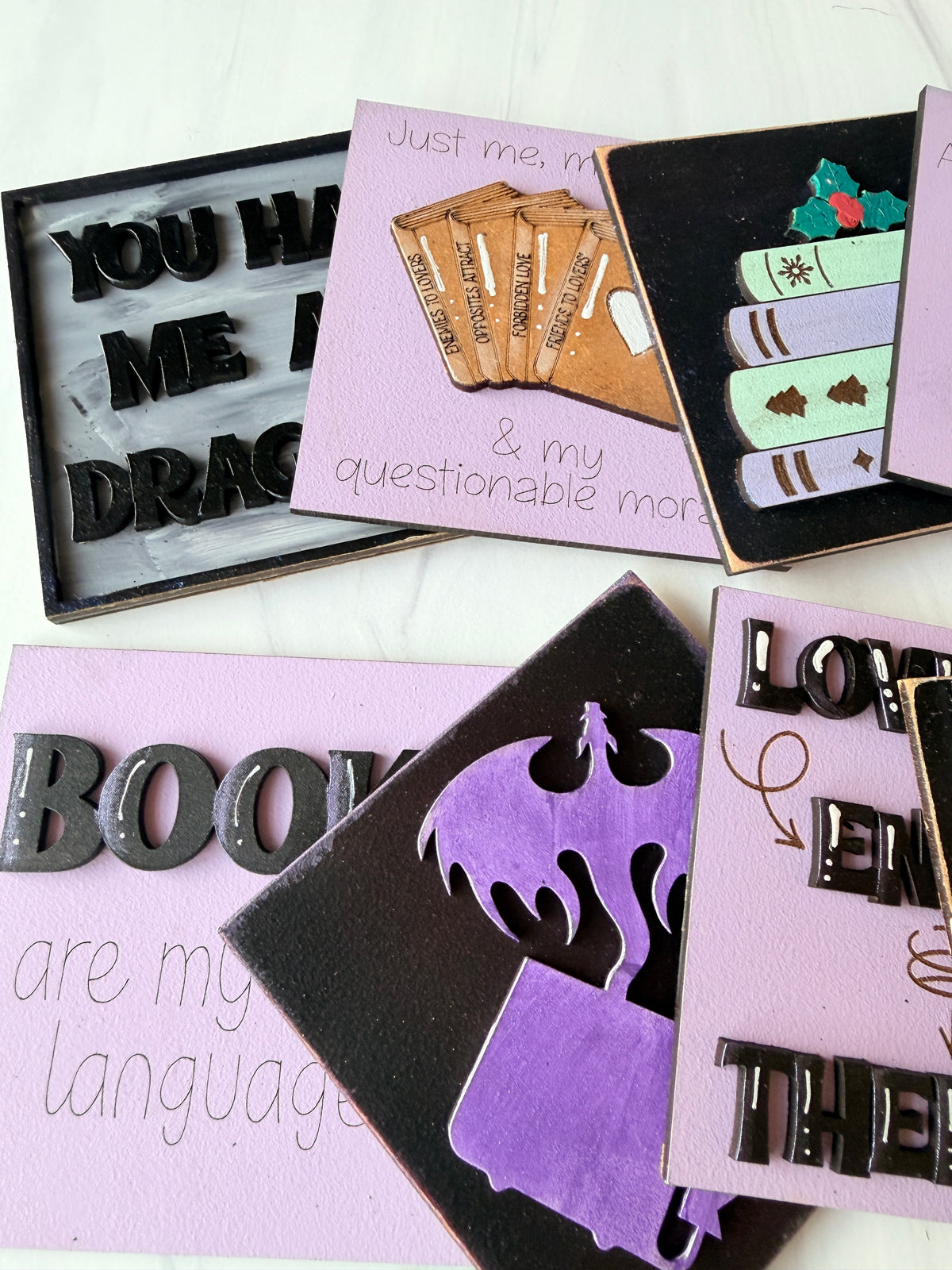 Violet Dragons Tile Collection
