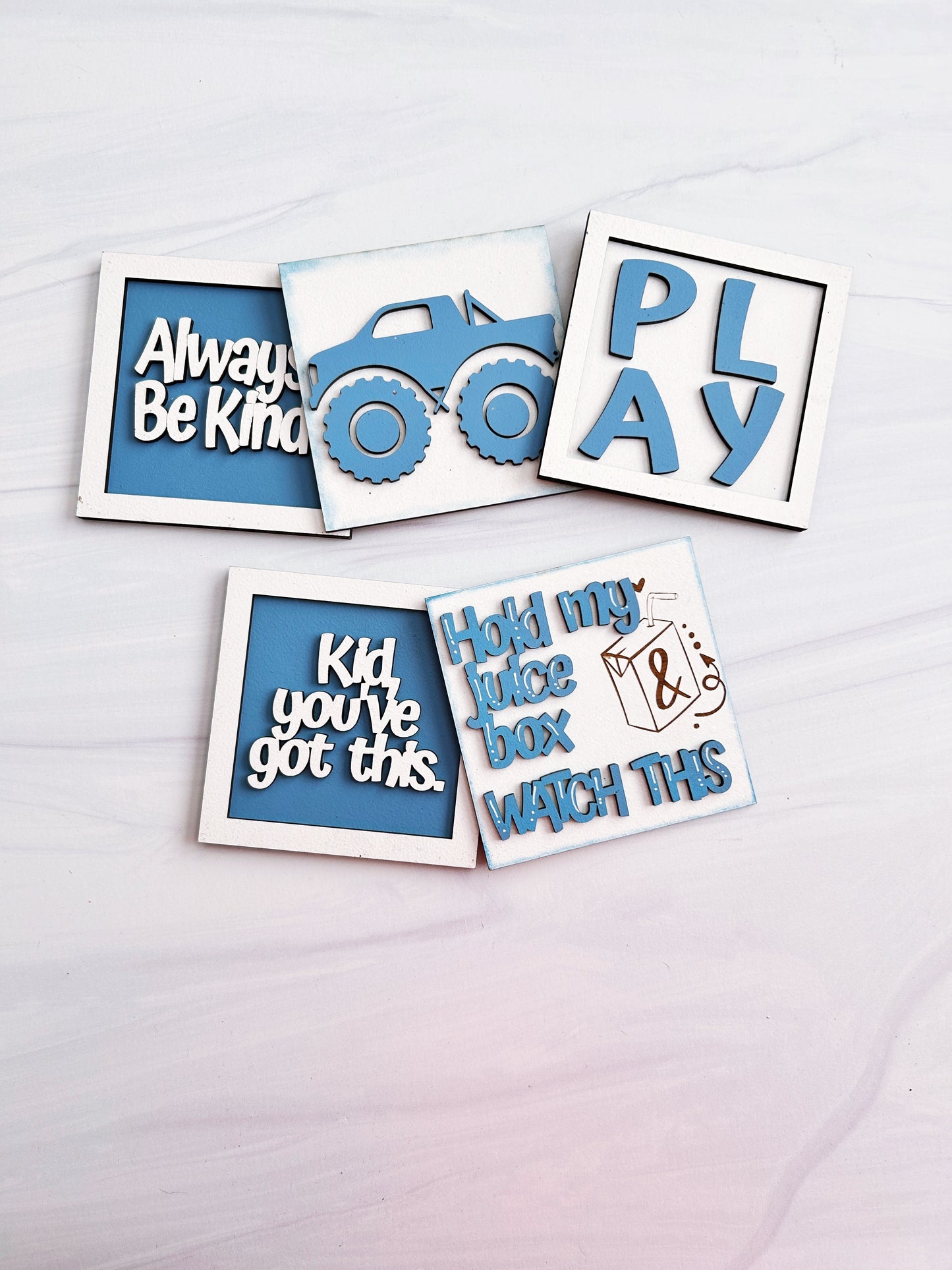 Playroom Monster Truck Tiles