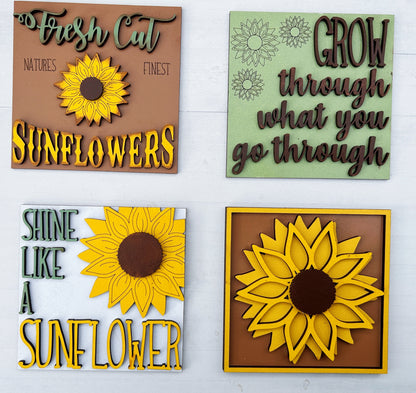 Fresh Cut Sunflower Tile