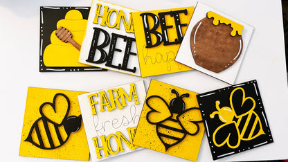 Bee Interchangeable Sign Tiles