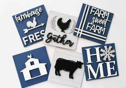 Farm Interchangeable Sign Tiles