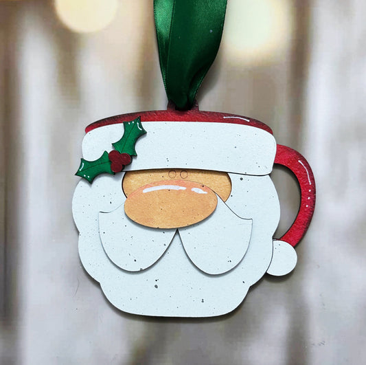 Santa Mug Ornament