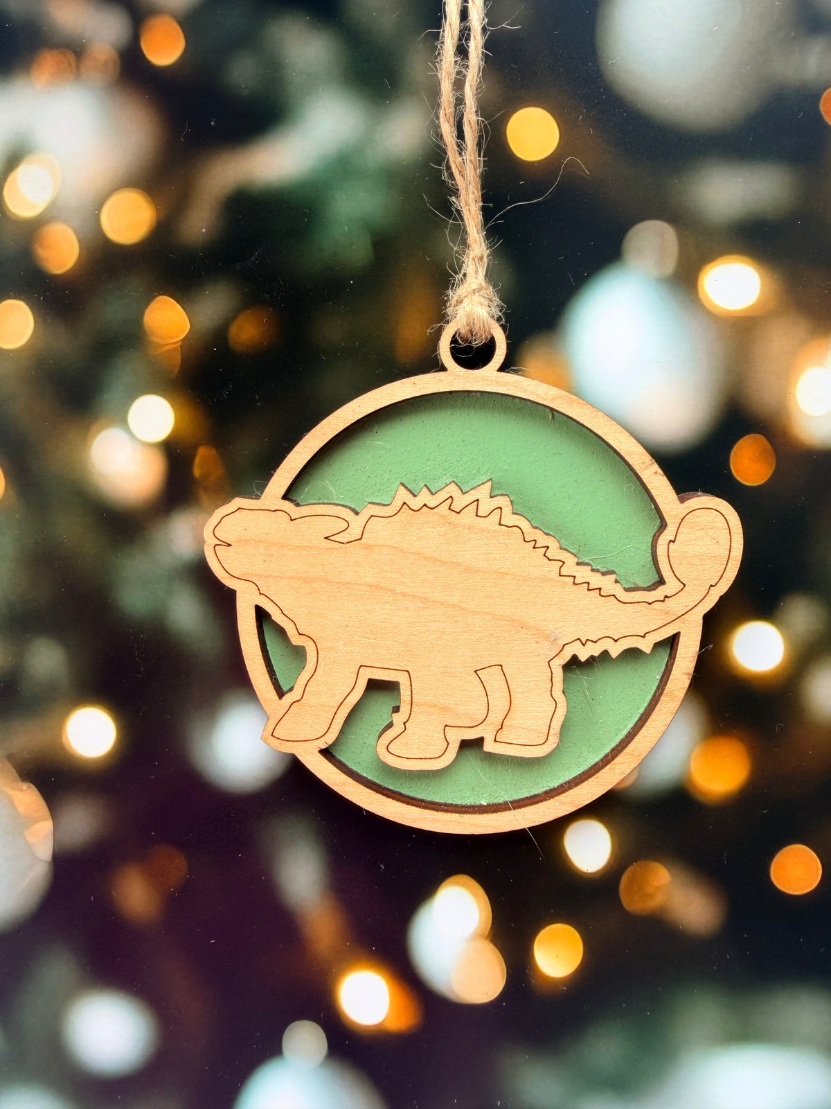 Ankylosaurus Christmas Ornament