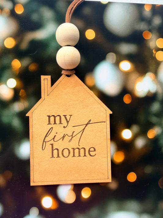 My First Home Christmas Ornament