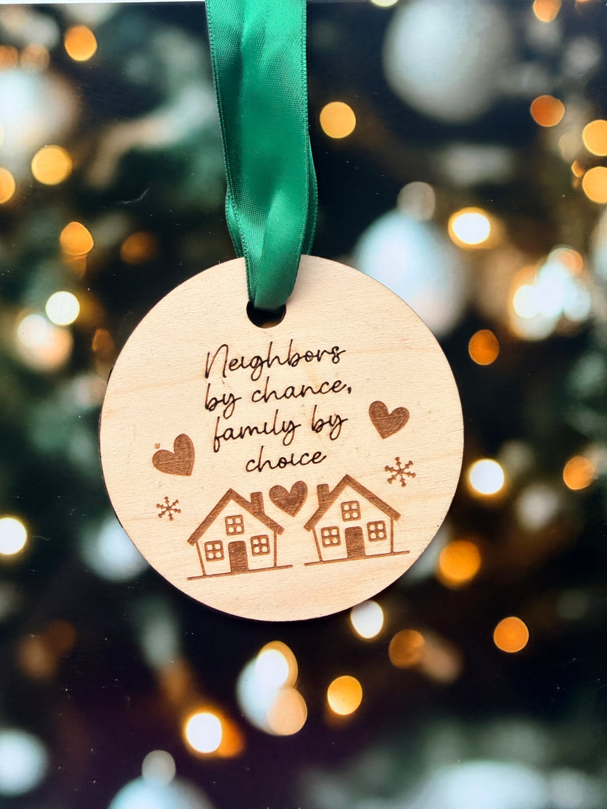 Neighbors by Chance Christmas Ornament