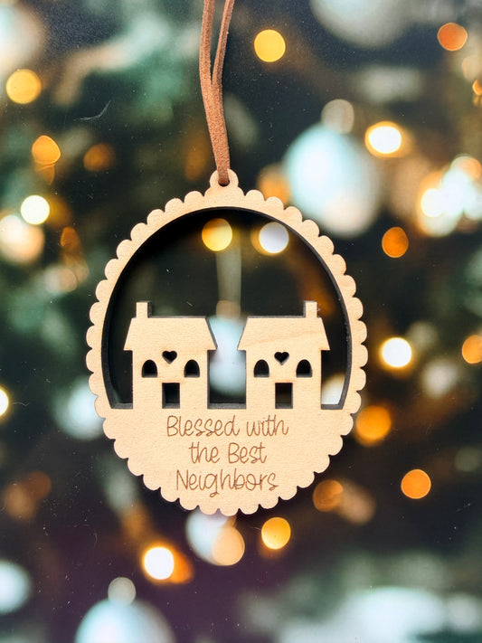 Best Neighbors Christmas Ornament