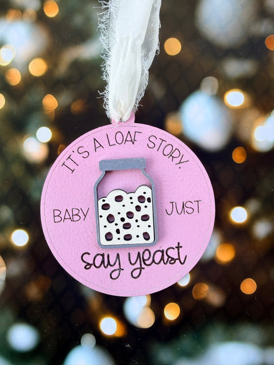 It’s a Loaf Story Christmas Ornament