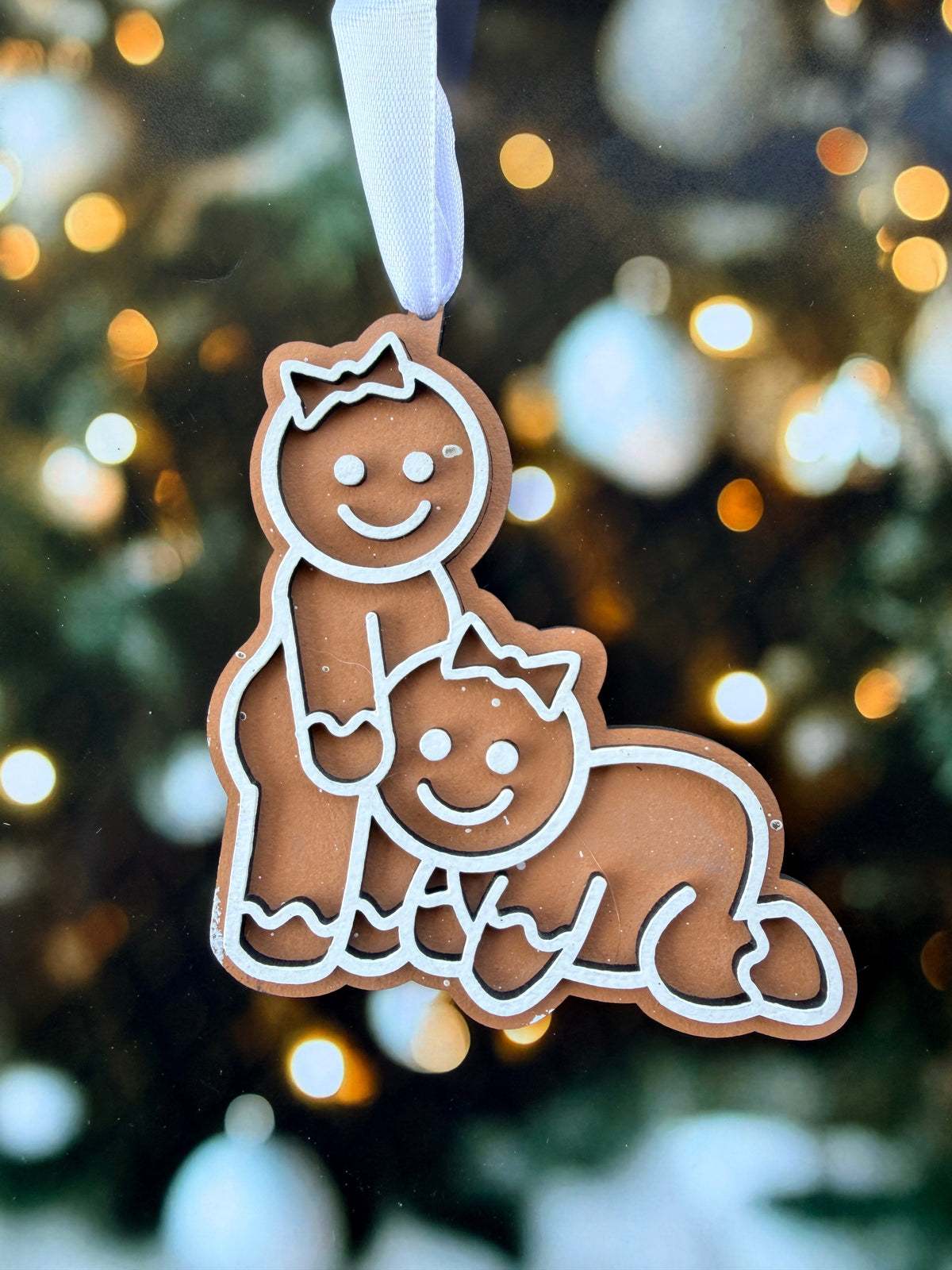 Lesbian Gingerbread Christmas Ornament