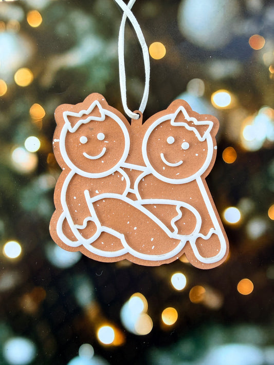 Lesbian Scissoring Christmas Ornament