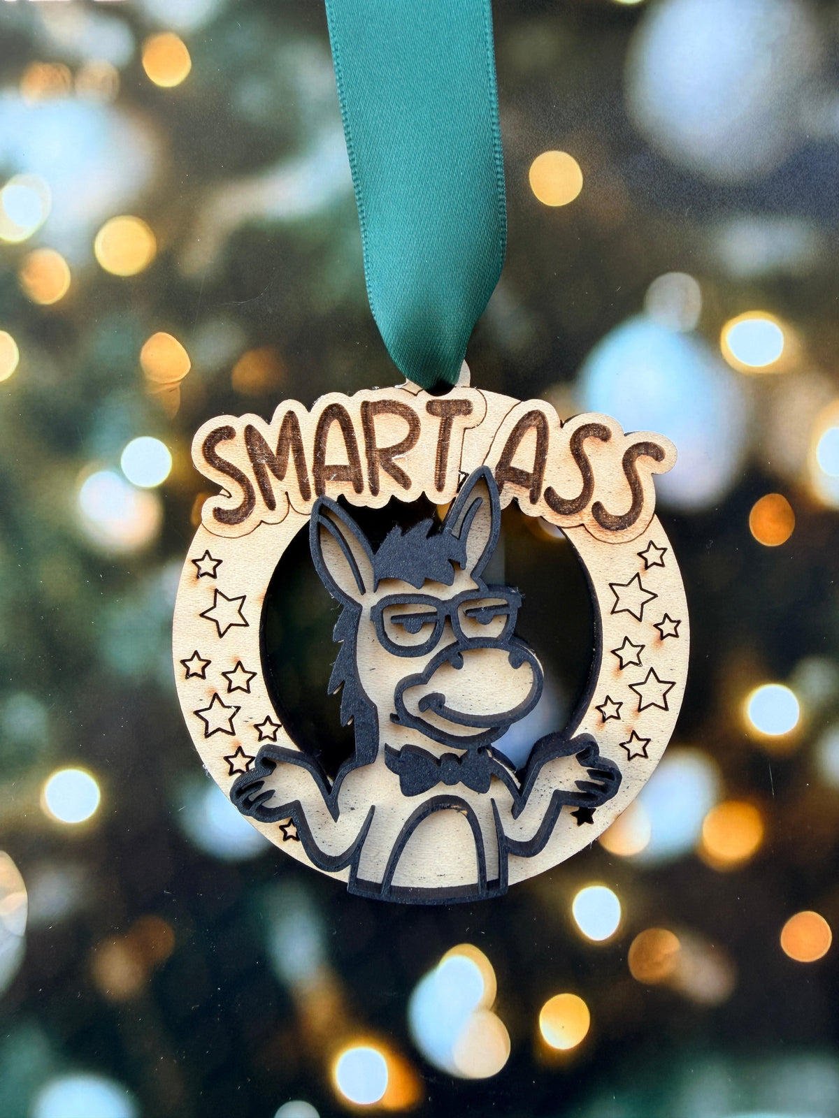 Smartass Christmas Ornament