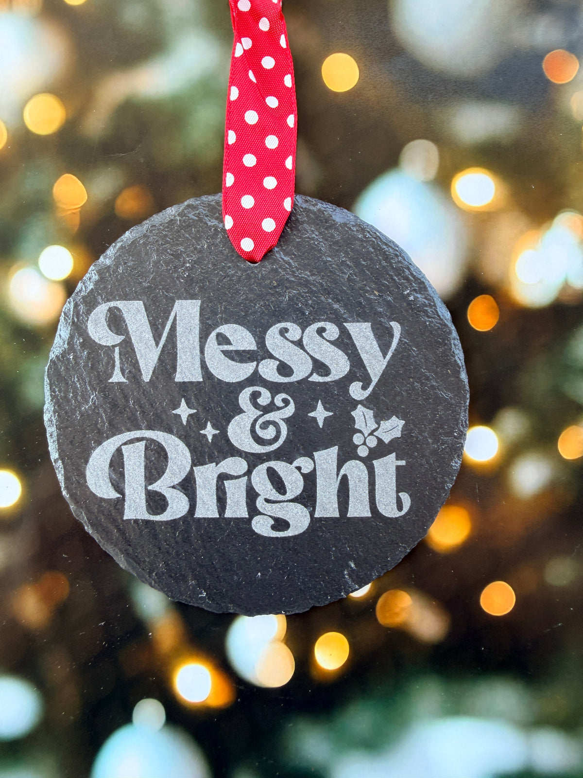 Messy & Bright Christmas Ornament