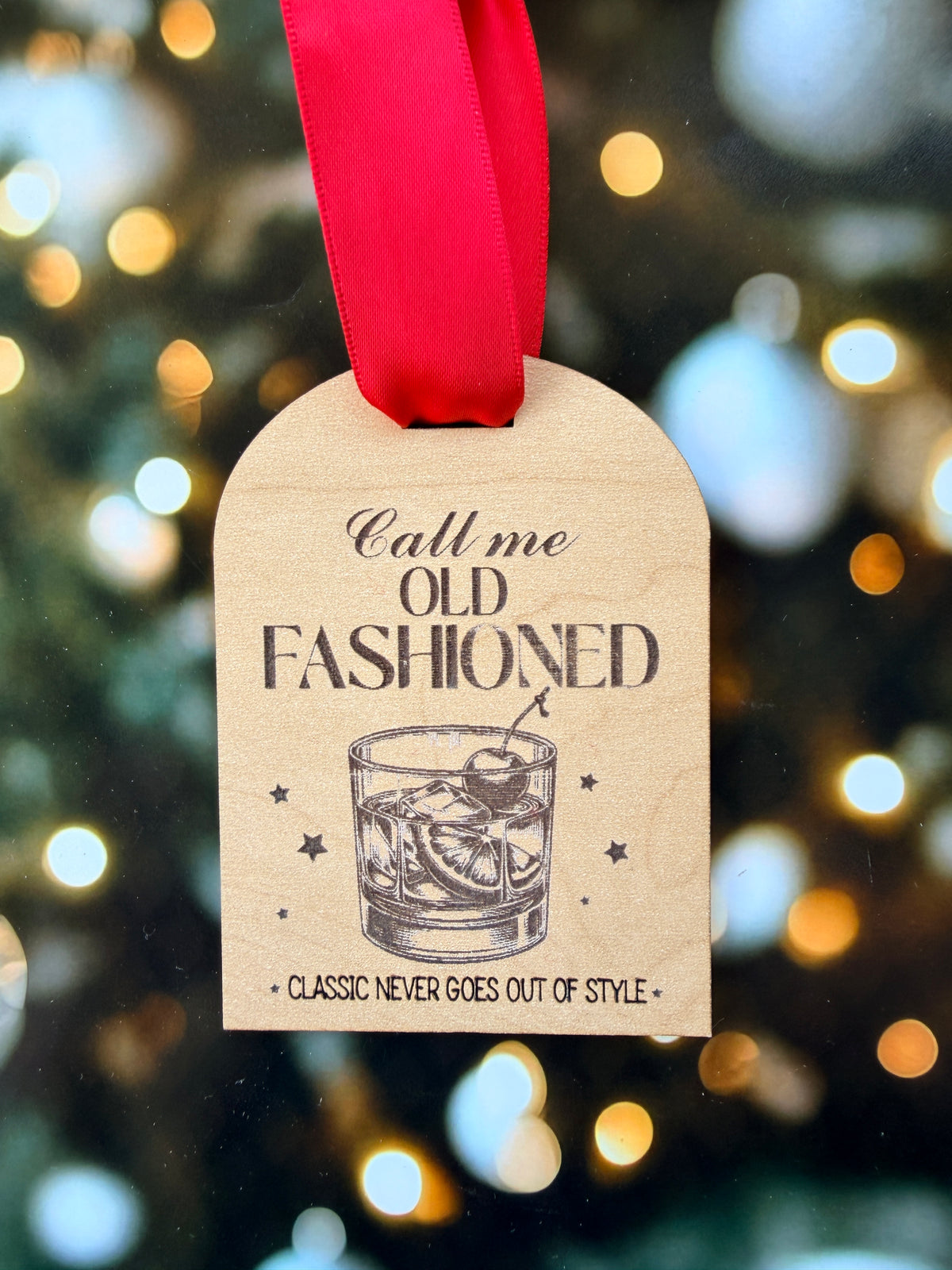 Call me Old Fashioned Christmas Ornament