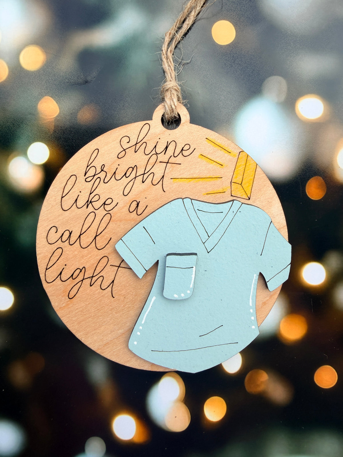 Nurse Call Light Christmas Ornament