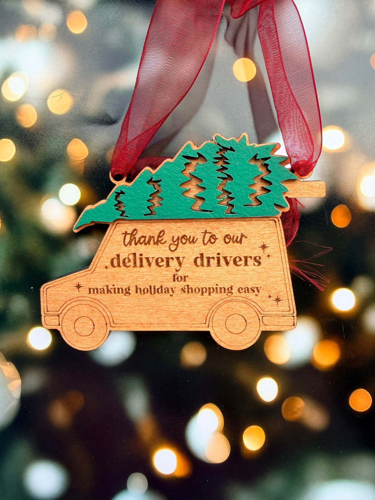 Delivery Drivers Christmas Ornament