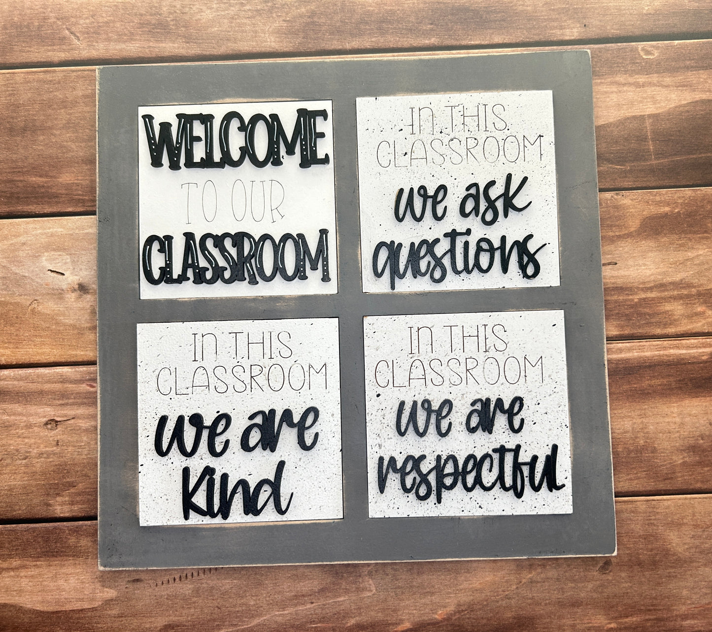 B&W Classroom Tile Collection