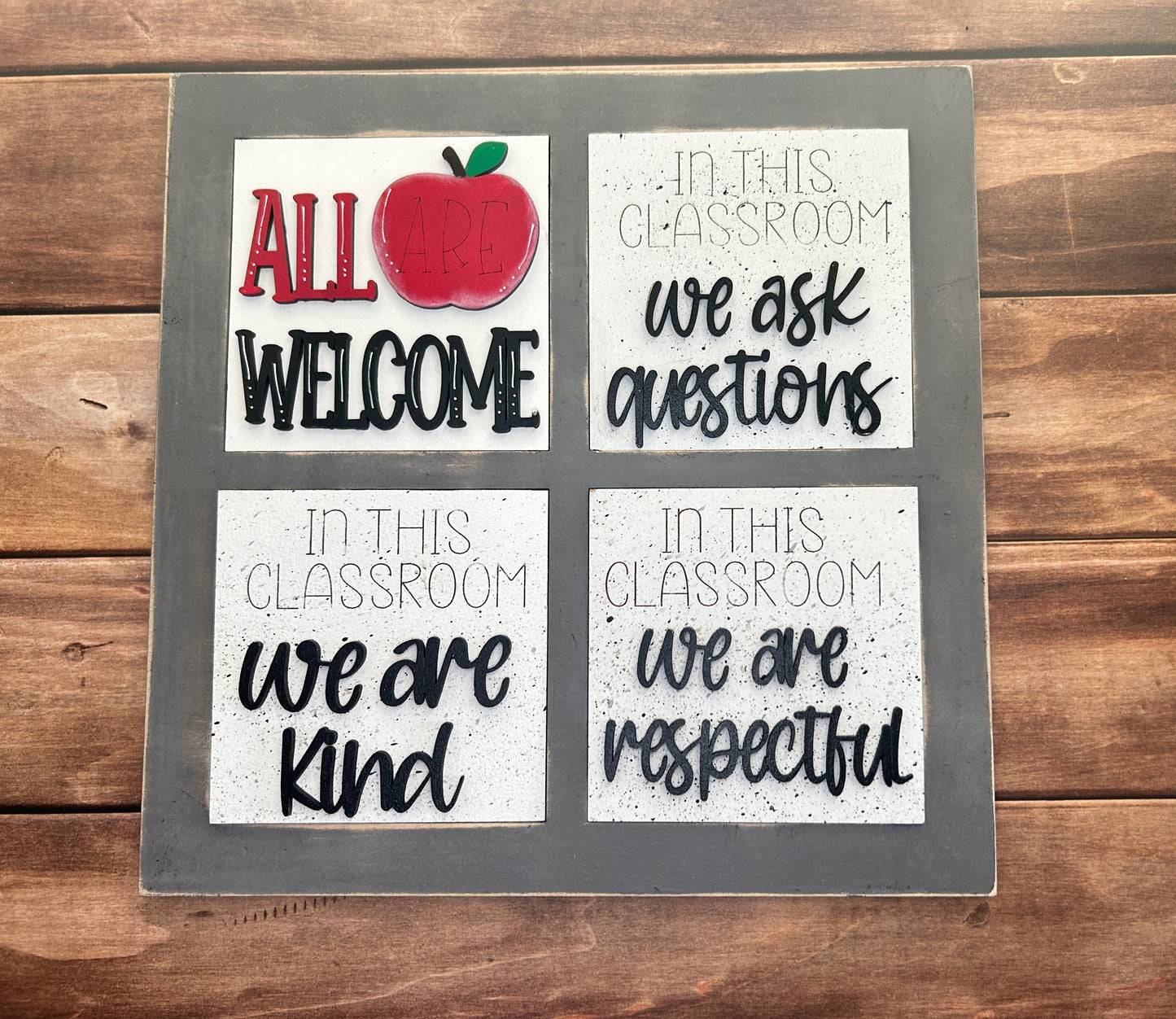 B&W Classroom Tile Collection