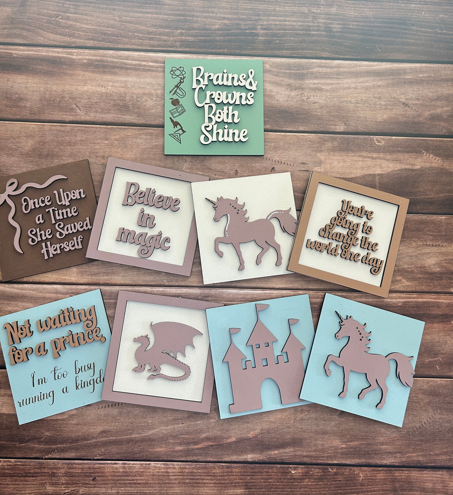 Brains & Crowns Tile Collection