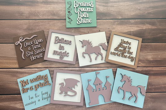 Brains & Crowns Tile Collection