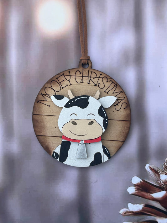 Mooey Christmas Ornament