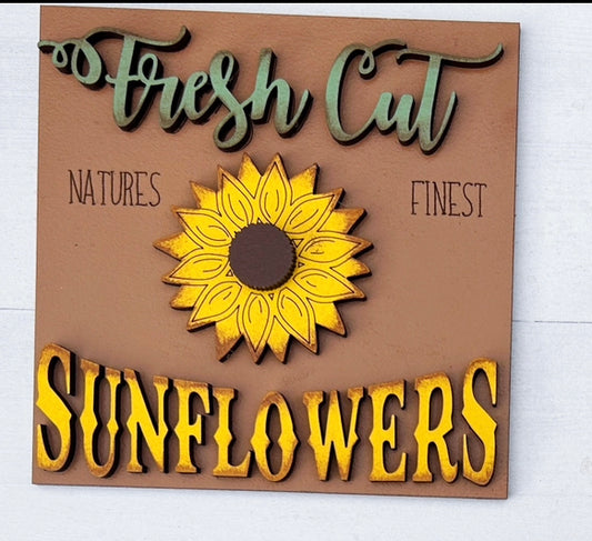 Fresh Cut Sunflower Tile