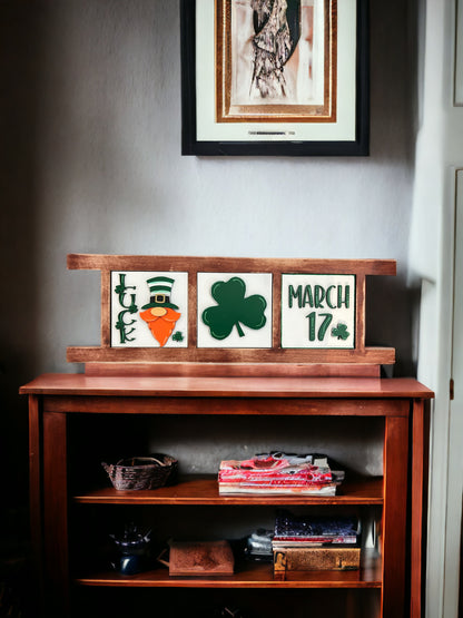 St Patrick's Day Interchangeable Sign Tiles