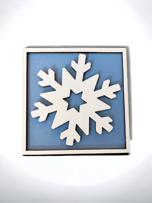 Snowflake Winter Tiles