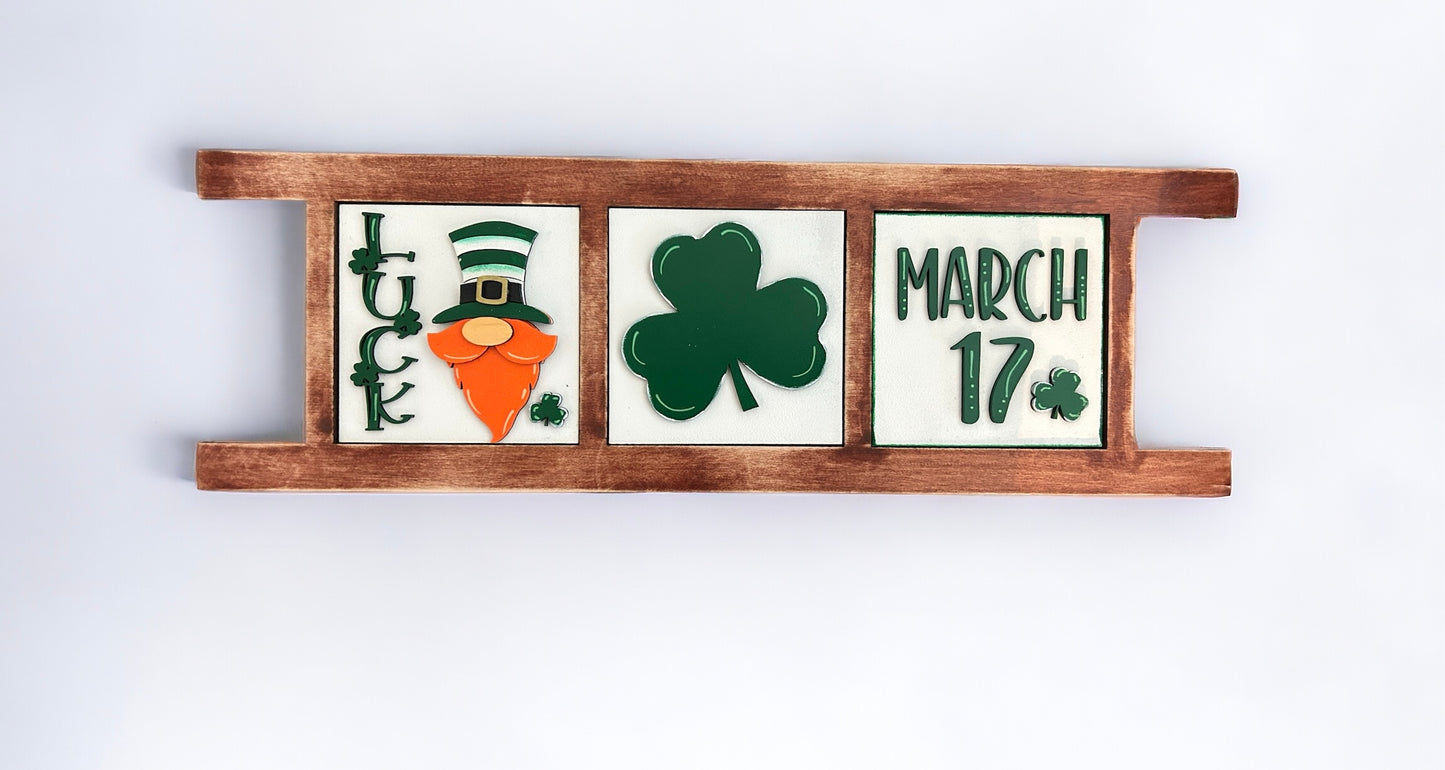 St Patrick's Day Interchangeable Sign Tile
