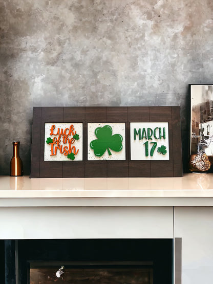 St Patrick's Day Interchangeable Sign Tiles