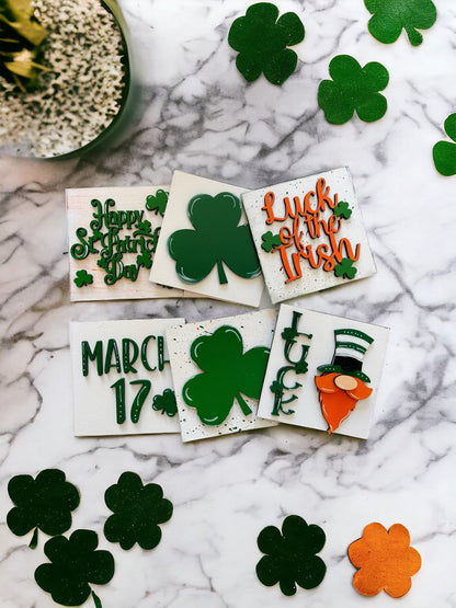 St Patrick's Day Interchangeable Sign Tiles