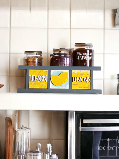 Lemon Interchangeable Sign Tiles