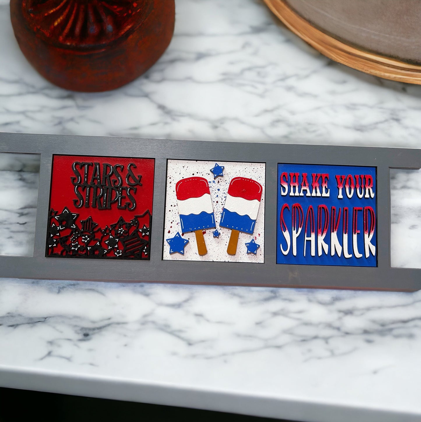 Memorial Day / July 4th Interchangeable Tiles